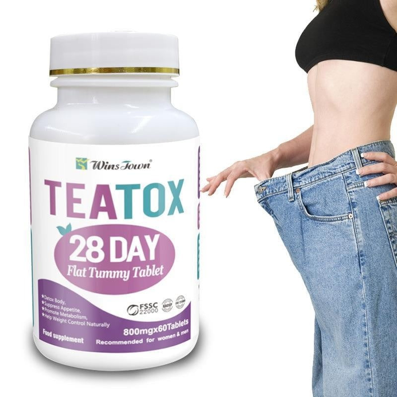 Detox & Cleanse Supplement Tablets - 60 Count Bottle