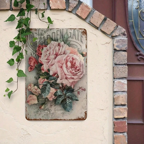 Metal Tin Sign Wall Decoration - 20cm x 20cm