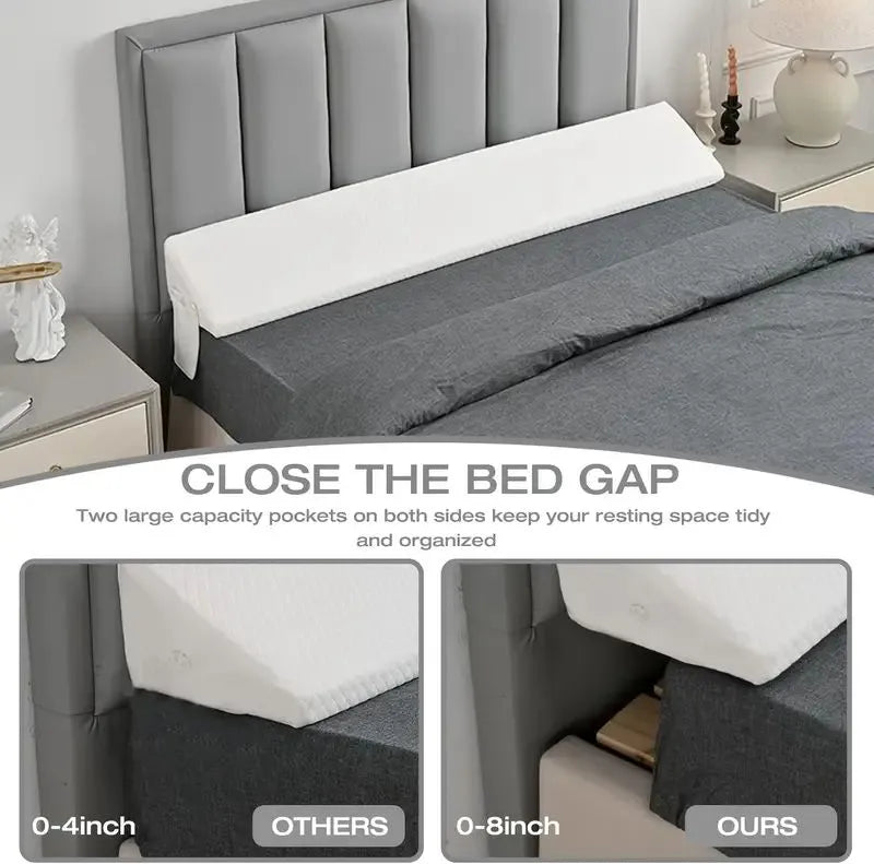 Diamond-Shaped Air Layer Fabric Gap Pillow - 137x24.5x15cm