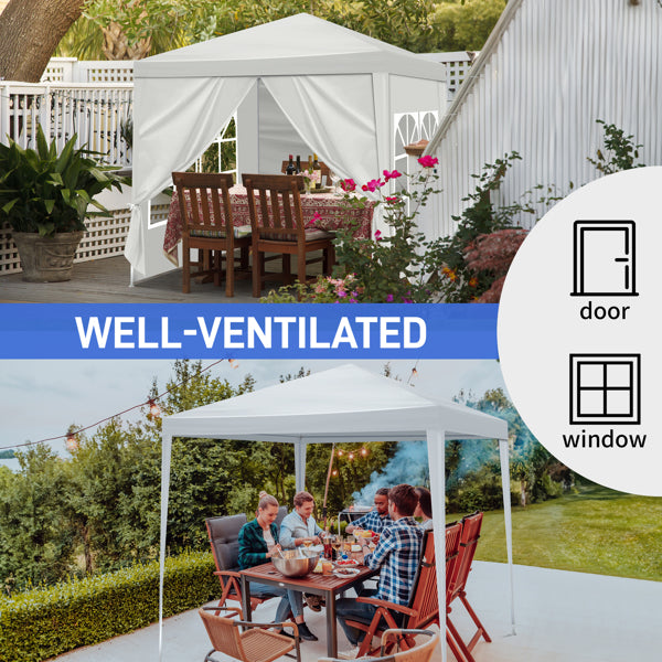 Portable Waterproof Party Tent 6.5x6.5FT - Four Sides