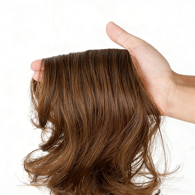 22-Inch Wavy Curly Clip-In Ponytail Extension - Synthetic Hairpiece