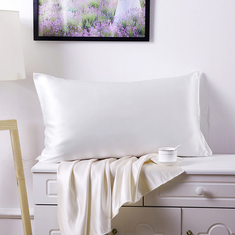 Silk Pillowcase Double-Sided European Style 100% Mulberry Satin Home Decor