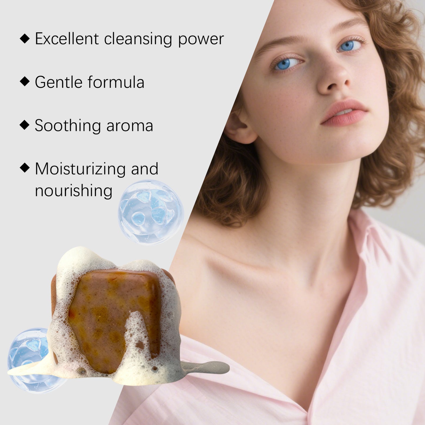 Brightening Tan-Removing Bar Soap for Skin Renewal 100g