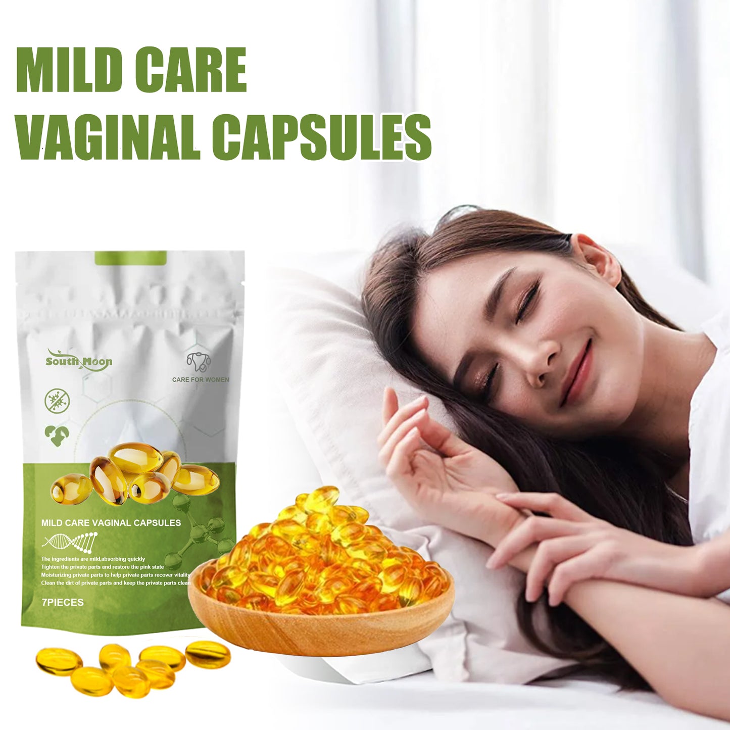 Intimate Care Capsules for Body Cleansing & Odor Removal