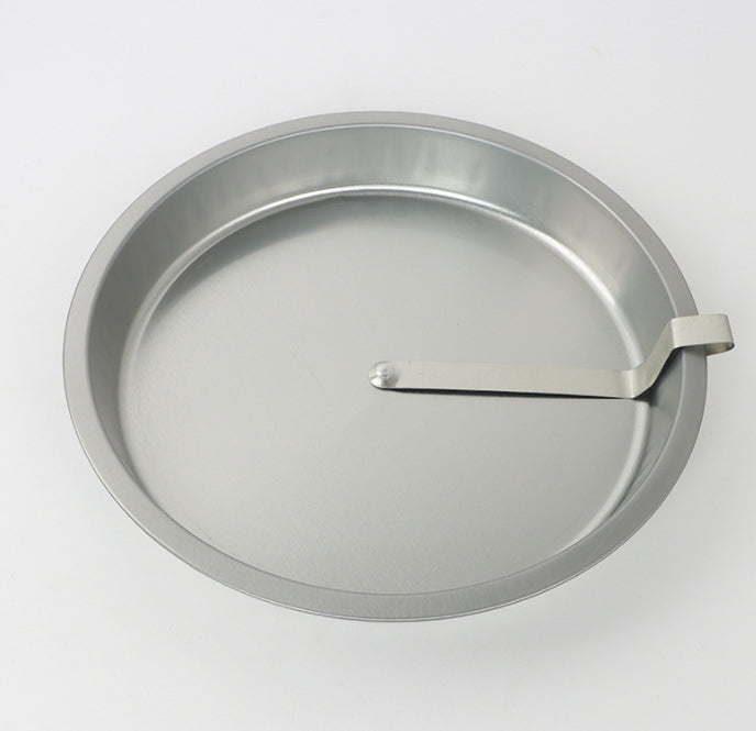 Round Cake Pan Baking Mold - 25x25x3.5cm Non-Stick Tinplate