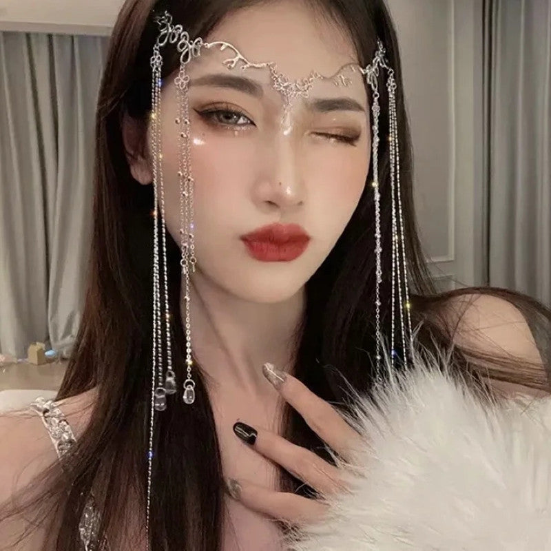 Korean Style Water Drop Hair Crown Hairpin