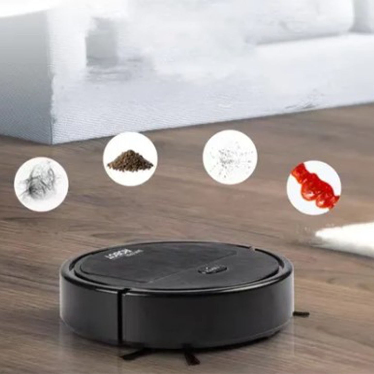 Automatic Vacuum Cleaner Low Noise Rechargeable 3 In 1 Intelligent