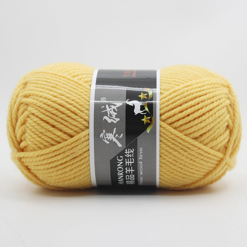 Thick Knitting Yarn Ball for Self-Woven Crafts - Cashmere Wool Material Kit