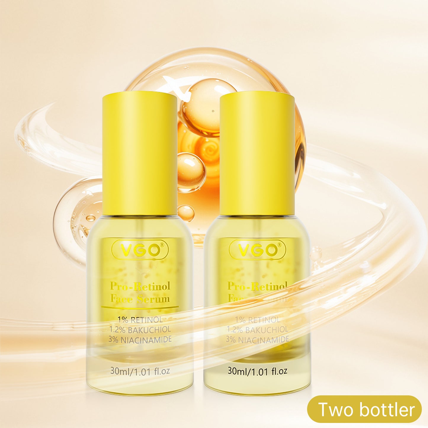 Pro-Retinol Face Serum for Anti-Aging and Skin Brightening - 30ml
