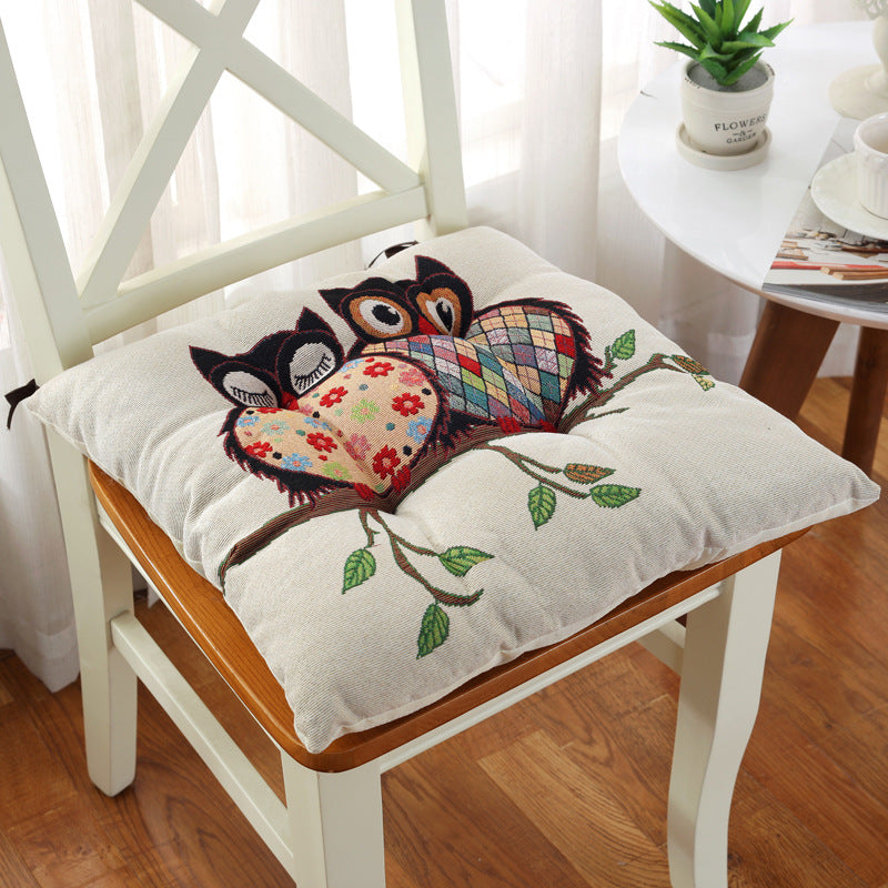 Thickened Non-Slip Chair Cushion for Dining & Kids Chairs - Solid Wood Stool Seat Pad