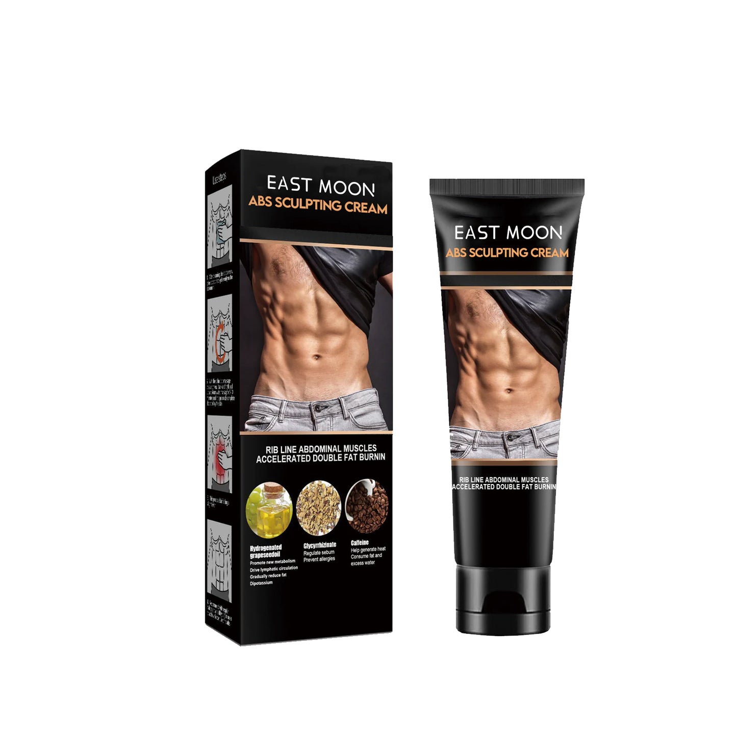 Abdominal Toning Cream - Muscle Firming & Sculpting Massage Cream