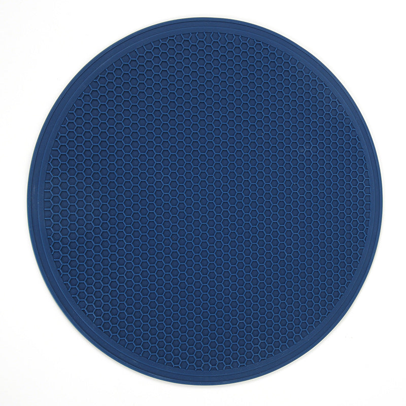 Silicone Heatproof Placemat Round Meal Mat for Hot Dishes - 29.5cm