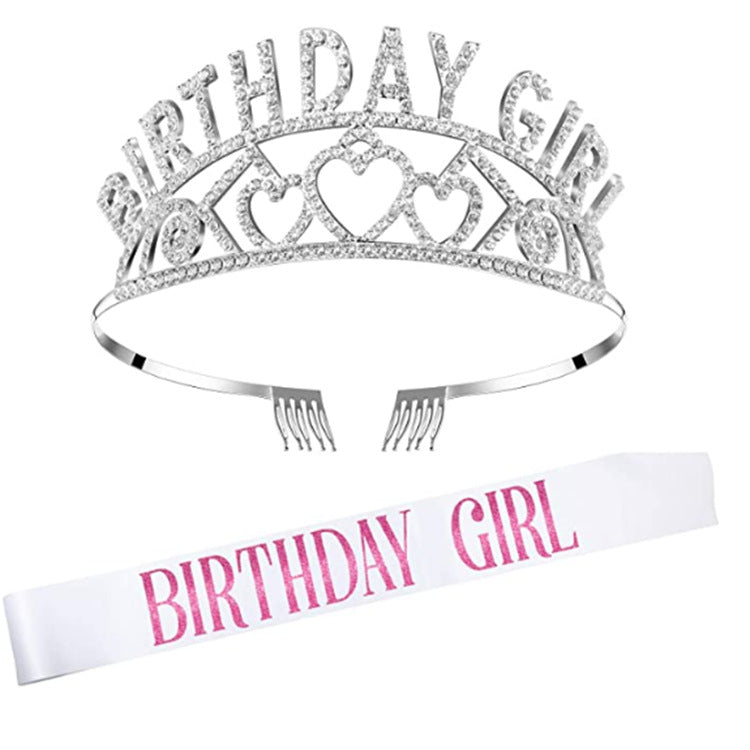 Diamond Crown Tiara Headband Party Decoration