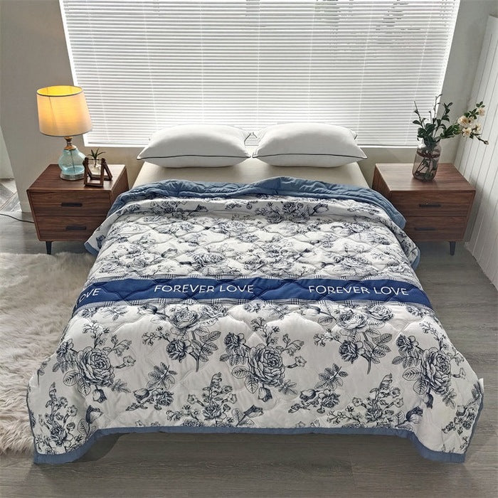 Summer Cotton Quilt for Air Conditioned Bedrooms - Multiple Sizes & Patterns