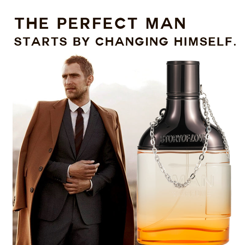 Amber Wood Eau De Cologne for Men - Long Lasting Woody Citrus Scent, 100ml