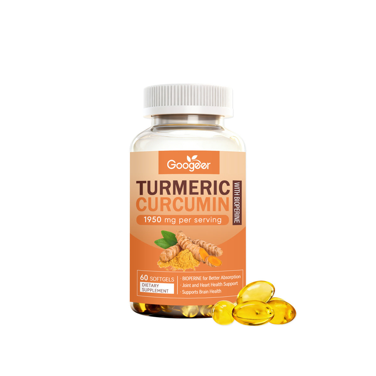 Turmeric Curcumin Soft Capsules - 60 Softgels