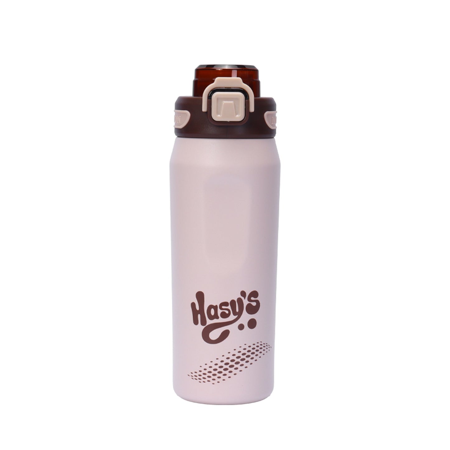 600ml Stainless Steel Outdoor Water Bottle with Carrying Strap - Multiple Colors