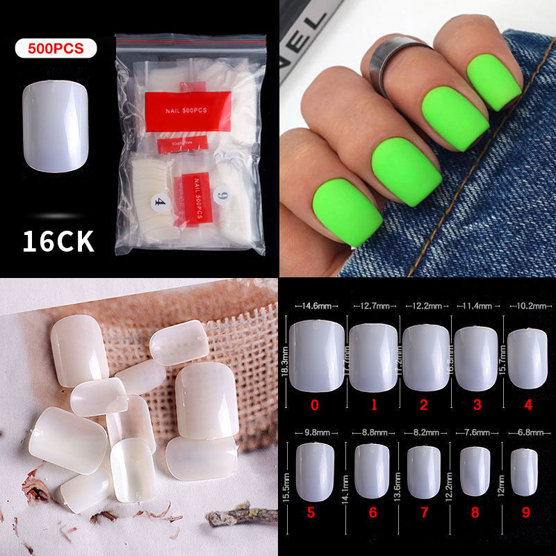 French Pointed Non-Marking Ballet Nail Art Tools - Transparent