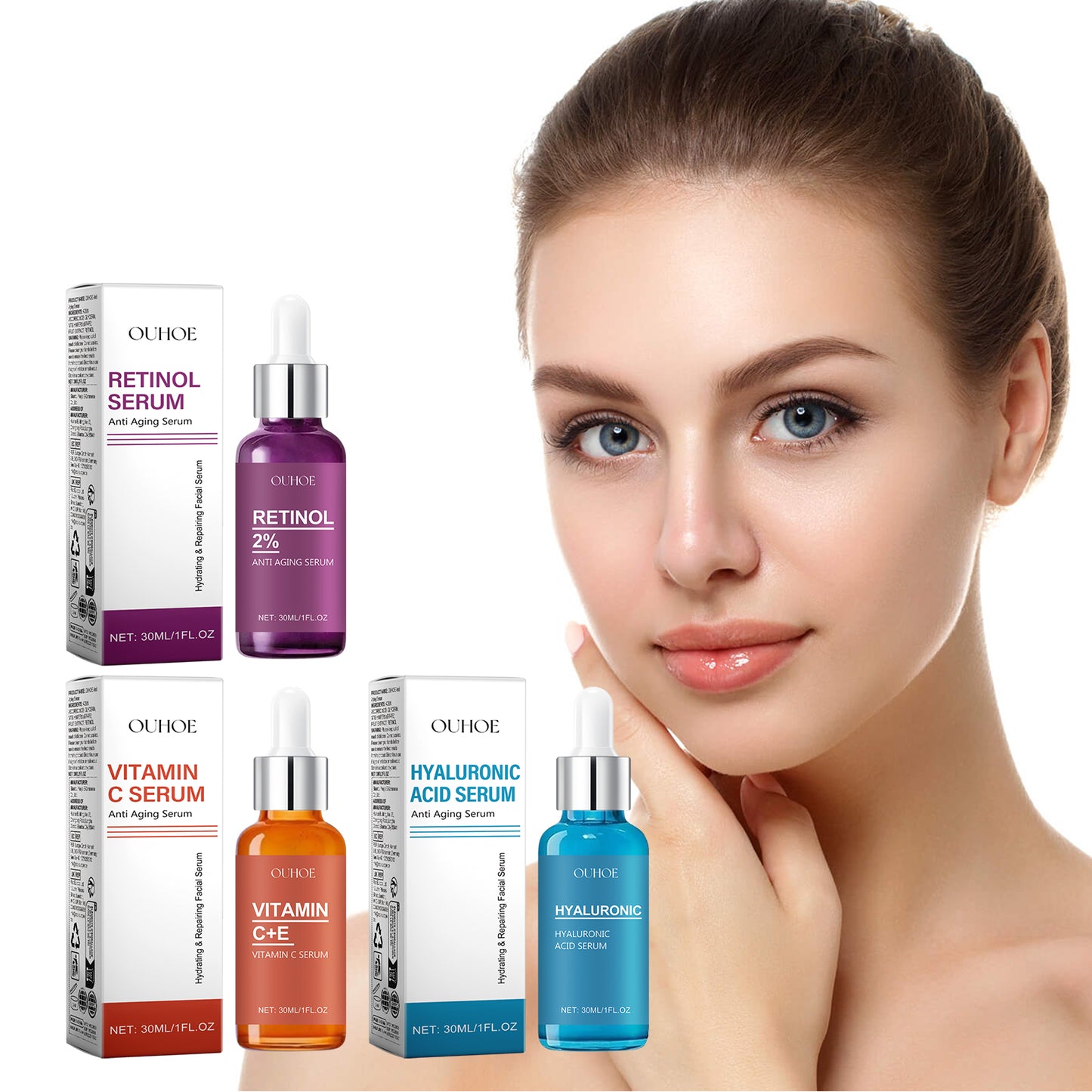 Grape Fruit Facial Essence - Moisturizing, Firming & Anti-Wrinkle Serum