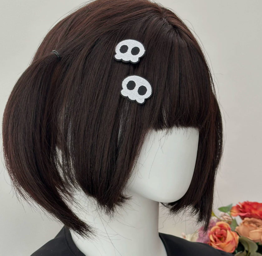 Skull Hairpin Clip - Dark Cute Hair Accessory