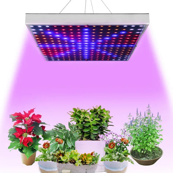 Full Spectrum LED Grow Light with 225 Bright LEDs - White