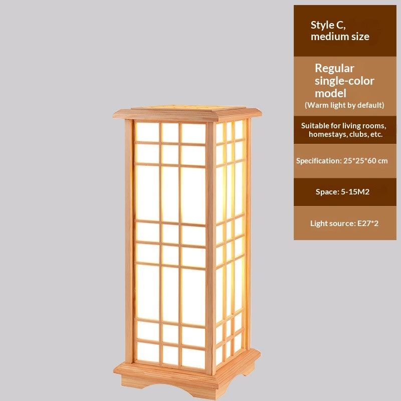 Chinese-Style Bamboo Lamp for Living Room Home Decor