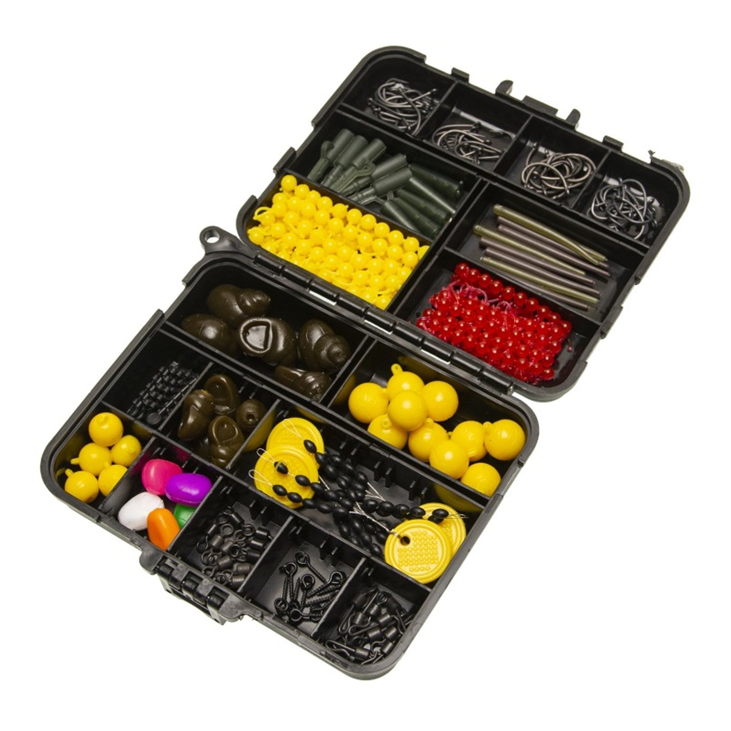 328-Piece Carp Fishing Tackle Box with Essential Accessories