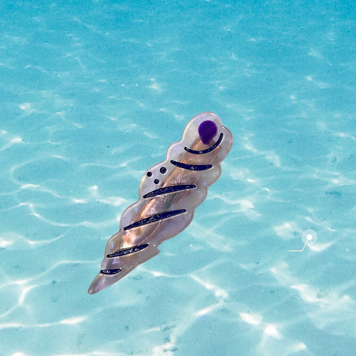 Acetate Hair Clip - Starfish & Conch Designs