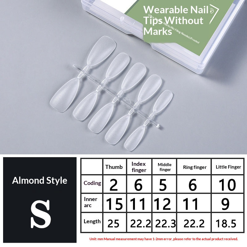 Handmade Long Wear Nail Tips Set - Various Styles & Sizes for Women