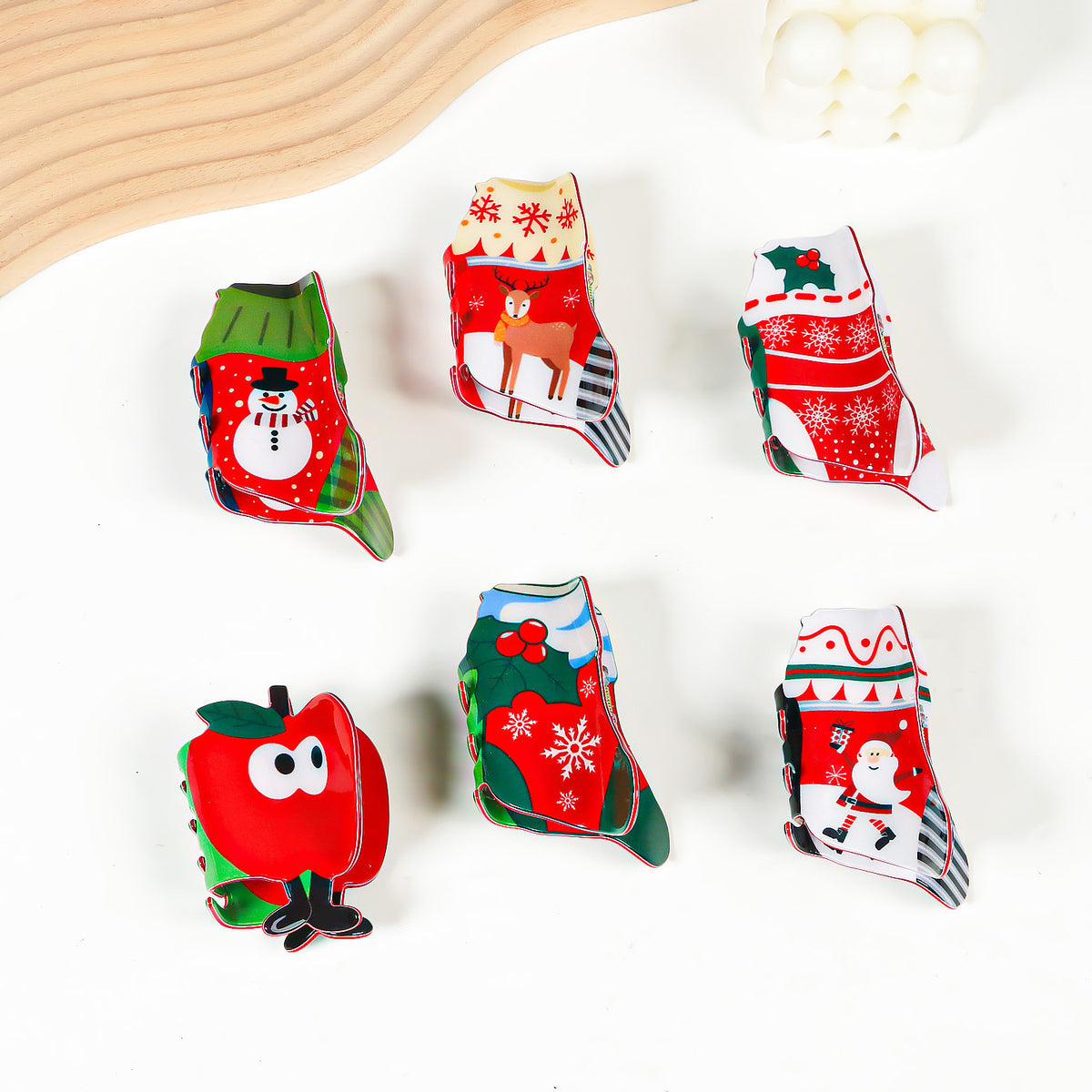 Cute Cartoon Christmas Hairpin