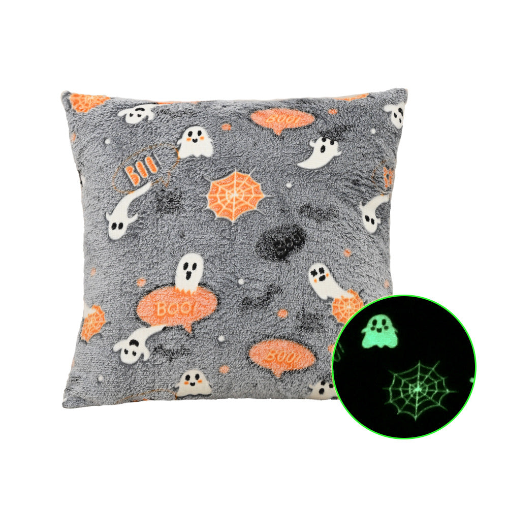 Luminous Halloween Pillow Cover Set - 45x45cm Nordic Home Decor