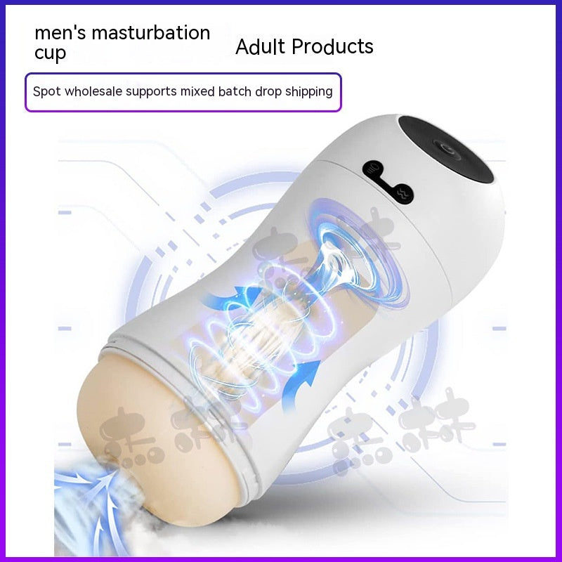 Automatic Exercise Clip Suction Airplane Bottle - Intelligent Sound Vibration