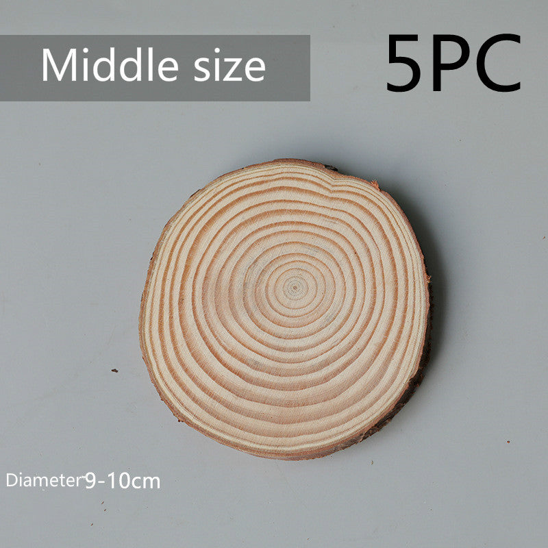 Pine Wood Log Cutting Table Base - Small, Medium, Large Variants