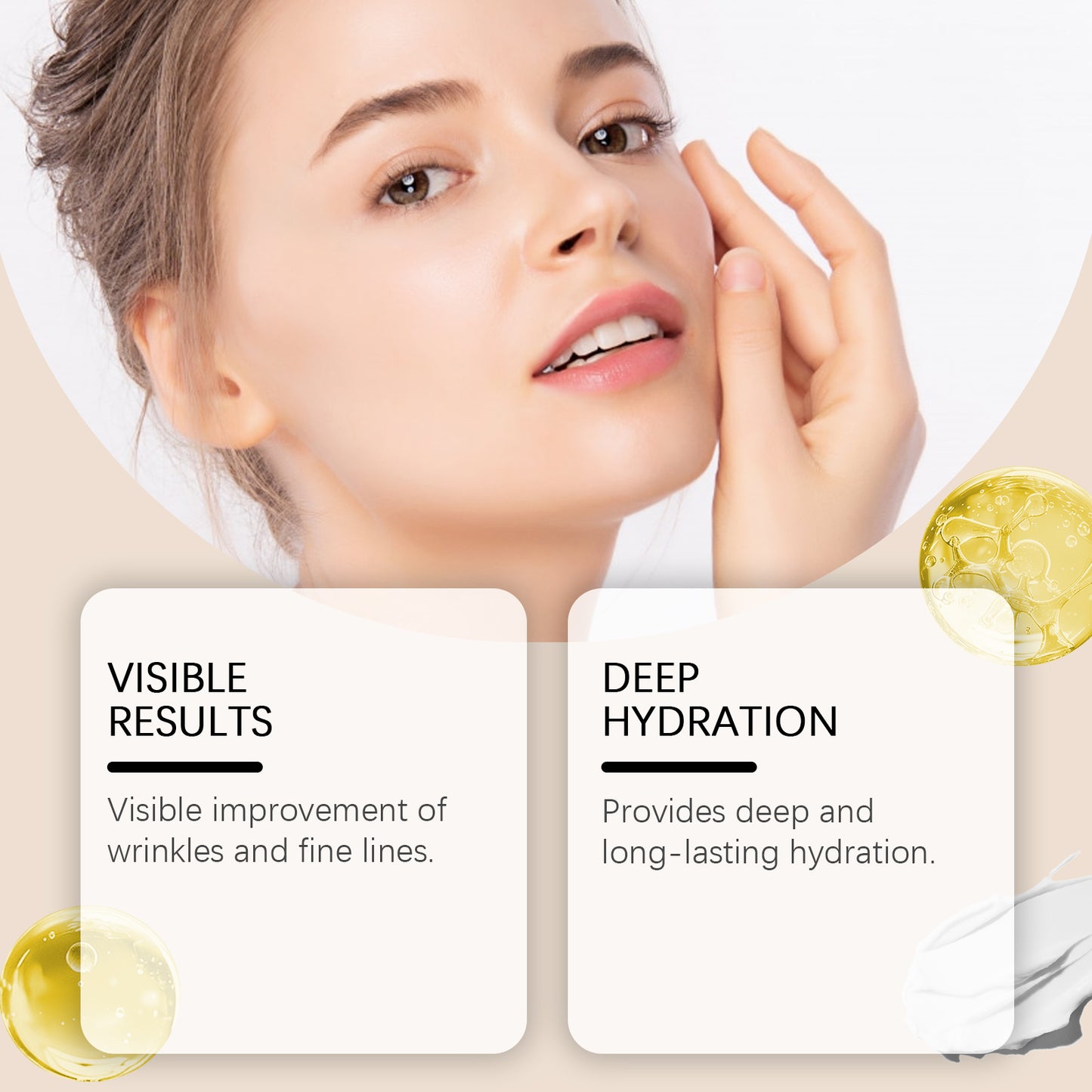 Moisturizing Essence Lotion with Hyaluronic Acid for Facial Hydration