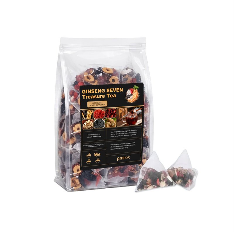 Ginseng Seven Treasure Tea Bags - 15 Count
