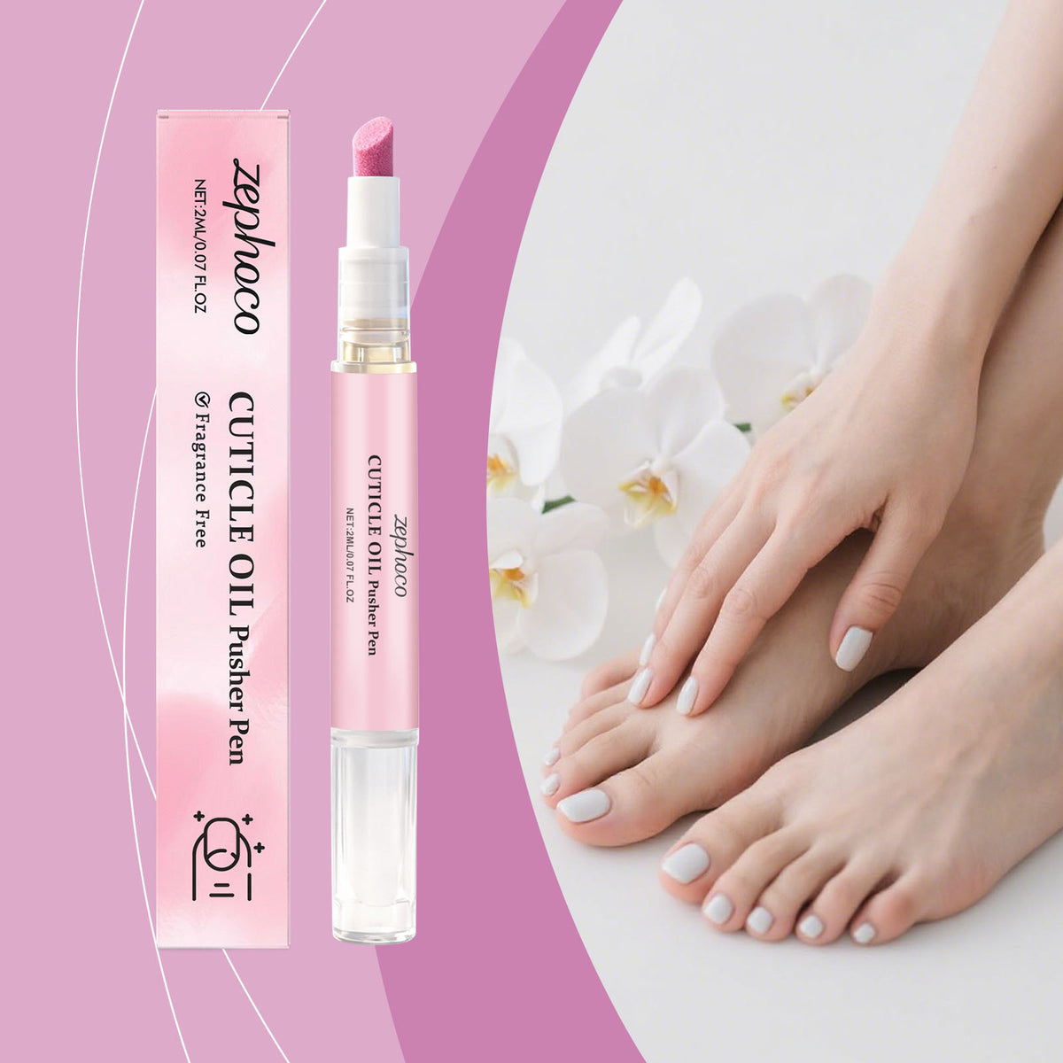 Nail Care Oil Pen for Cuticle Hydration and Nail Protection - 2ml