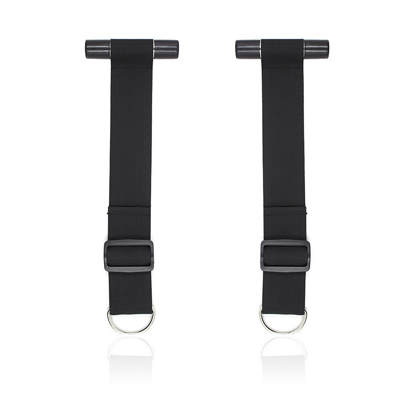 Adult Fun Handcuffs and Nylon Door Hanger Set - Black