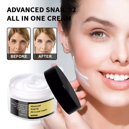 Snail Mucin Anti-Aging Face Cream - Firming Moisturizer for Wrinkles