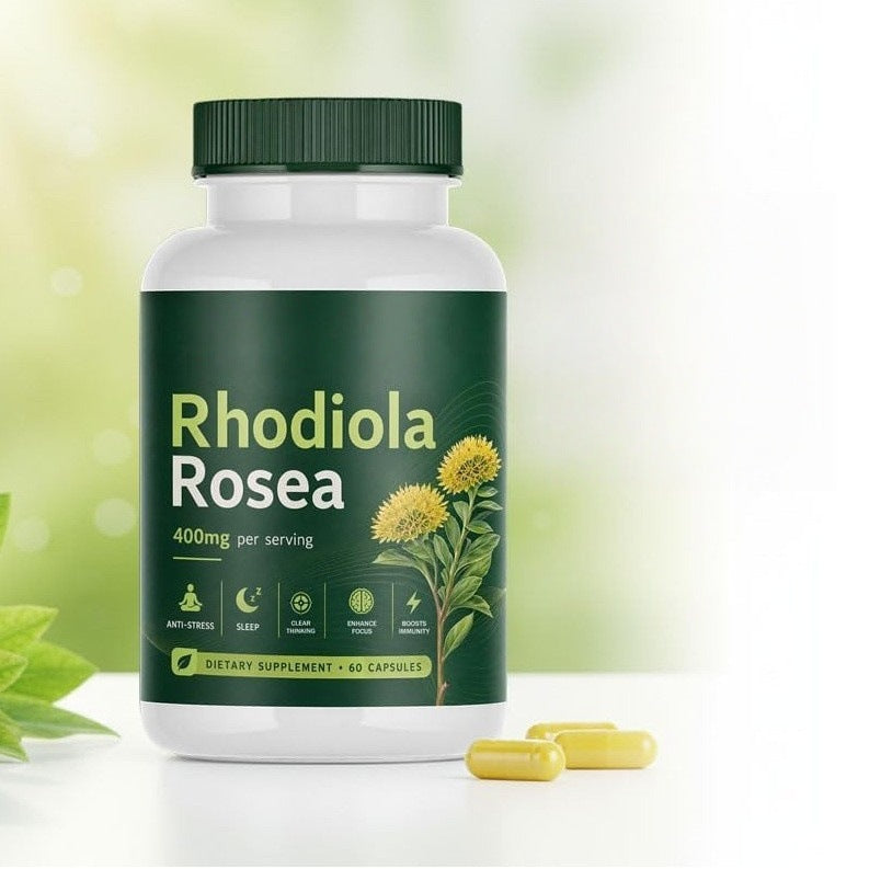 Rhodiola Rosea Capsules - 60 Count Bottle