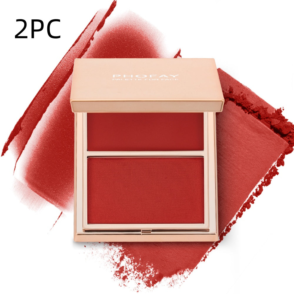 Cream and Powder Blush Duo - Weightless Face Makeup Palette