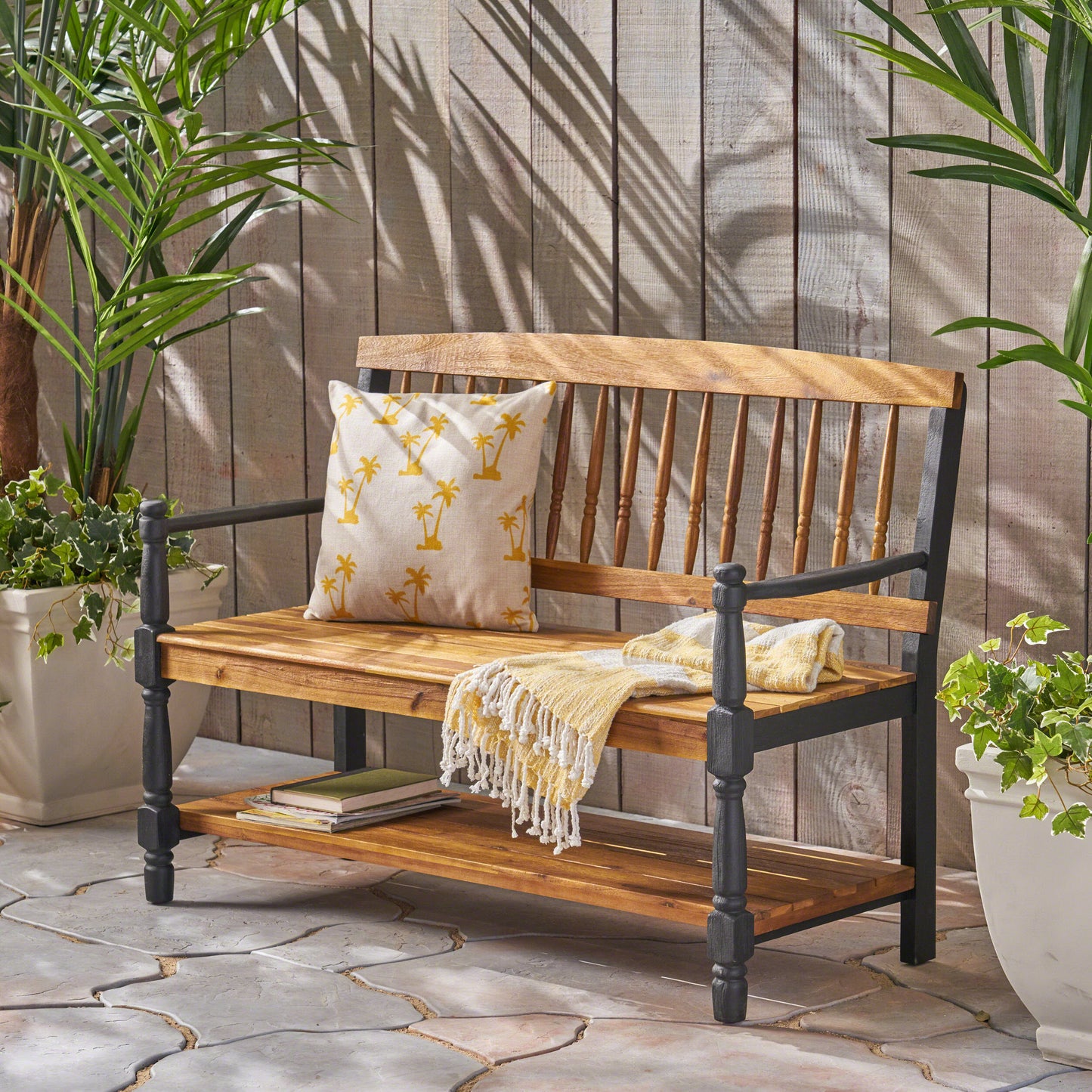 Imperial Bench - Teak PU Furniture, 51" x 23" x 36"