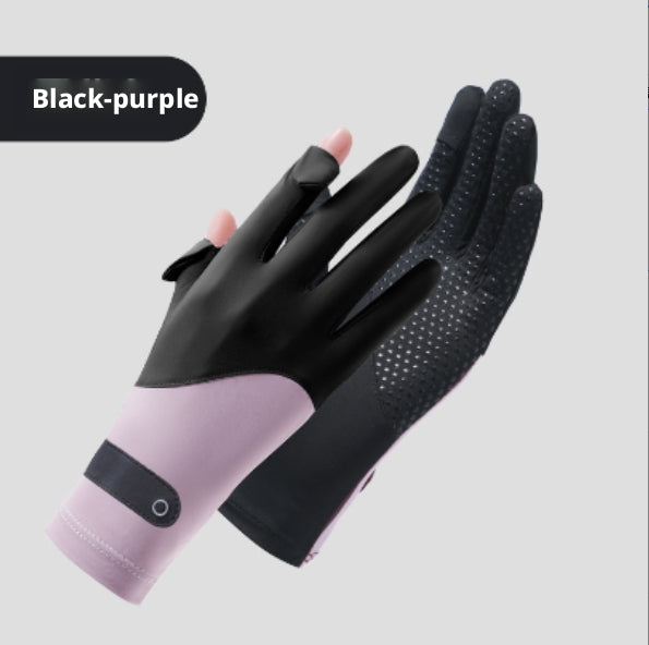 Ice Silk Sunscreen Gloves