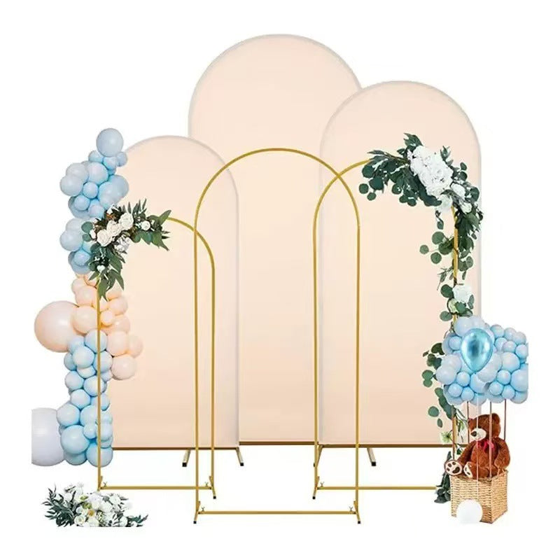 Wedding Metal Balloon Arch Stand with 3 Supports for Event Decoration