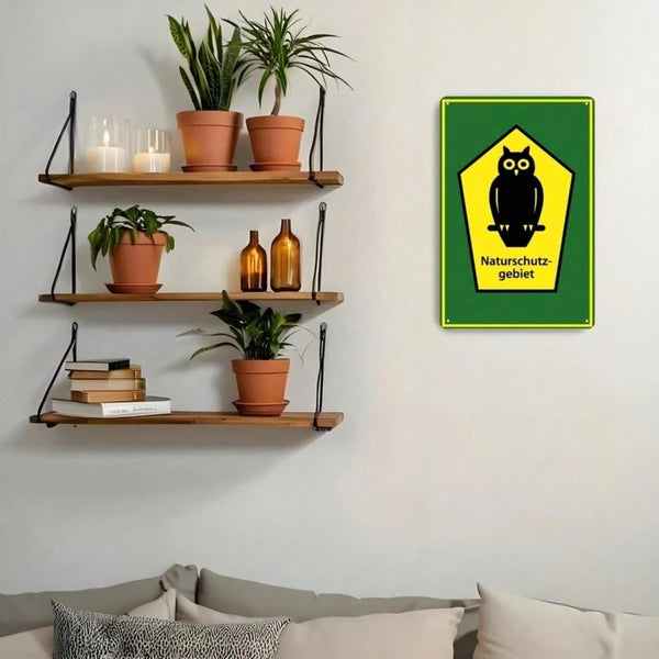 Metal Tin Wall Art Sign - 20 cm x 20 cm