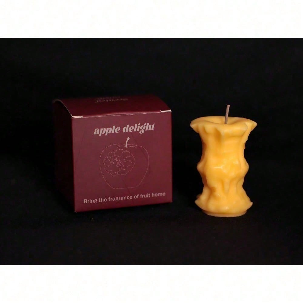 Bitten Apple Scented Candle - Unique Gift Box Decor