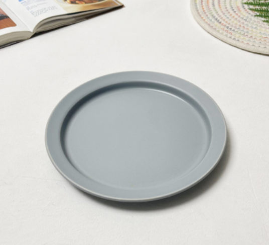 8-Inch Ceramic Plate Set for Kitchen Storage - Multiple Styles