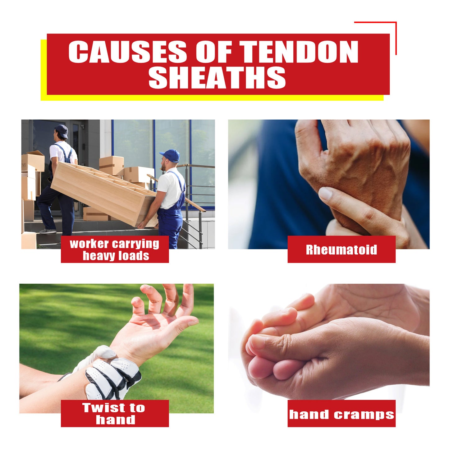 Hand and Foot Joint Care Patch - 12pcs Natural Herbal Pain Relief