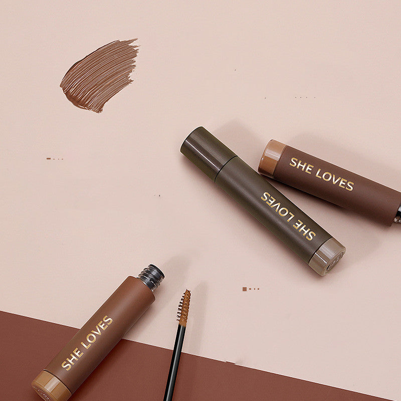 Sweatproof Semi-Permanent Light Brown Eyebrow Gel for Natural Look