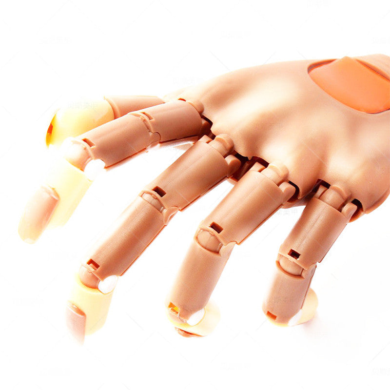 Nail Art Practice Prosthetic Hand
