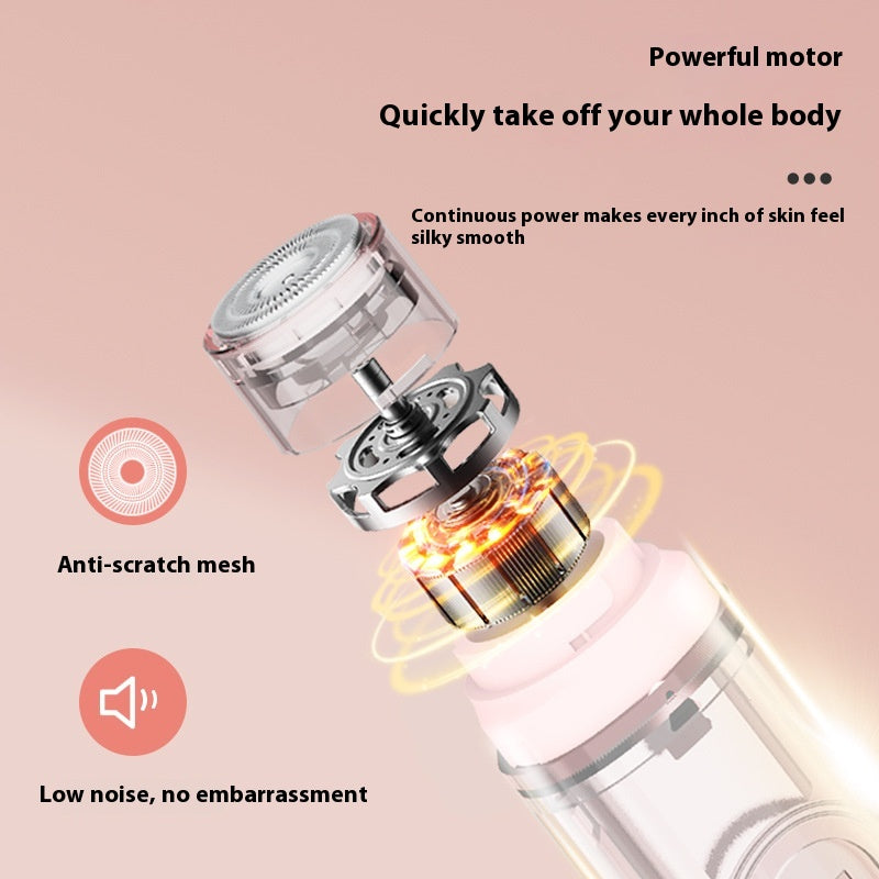 Portable Electric Body Hair Trimmer - USB Rechargeable